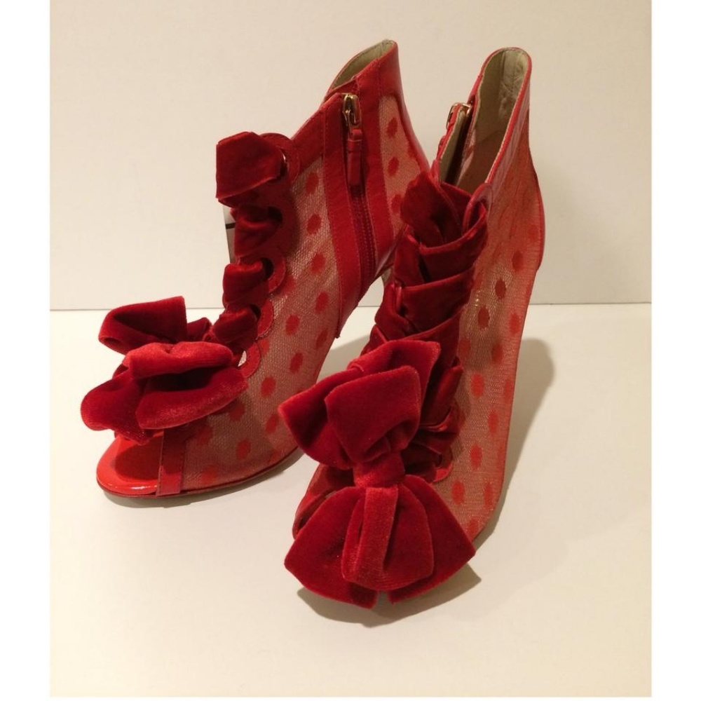 πSOLDπSophia Webster New Polka Dot Tulle Sandal - Picture 3 of 8